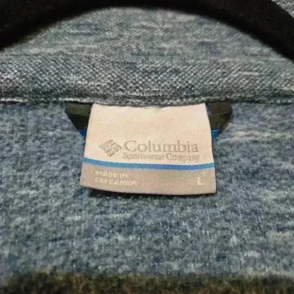 Columbia Sportswear Men's Zip-up Jacket Blue Size Large #058